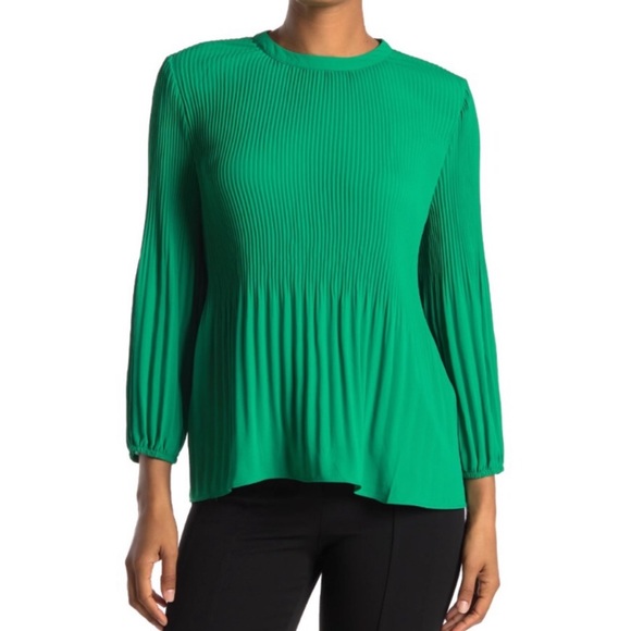 Adrianna Papell Trapeze Knit Long Sleeve Top M - Picture 6 of 6
